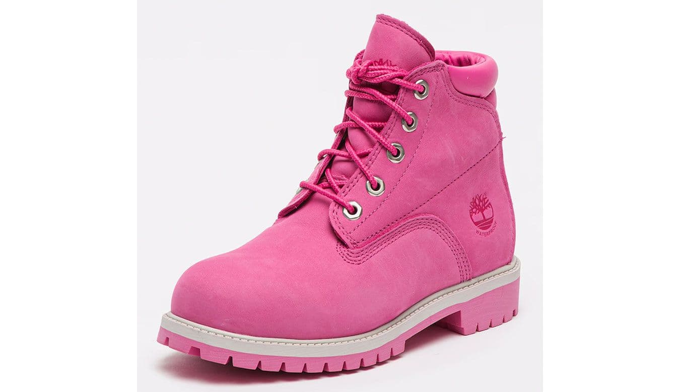Timberland In Premium WP Boot Junior Pink Nubuck