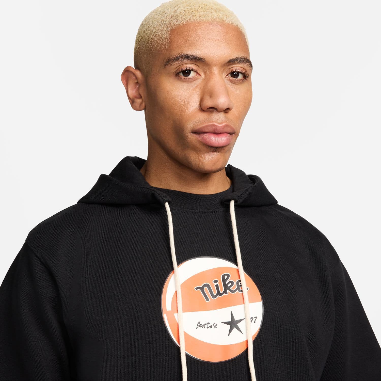 Nike Dri-FIT Standard Issue Short-Sleeve Hoodie Black