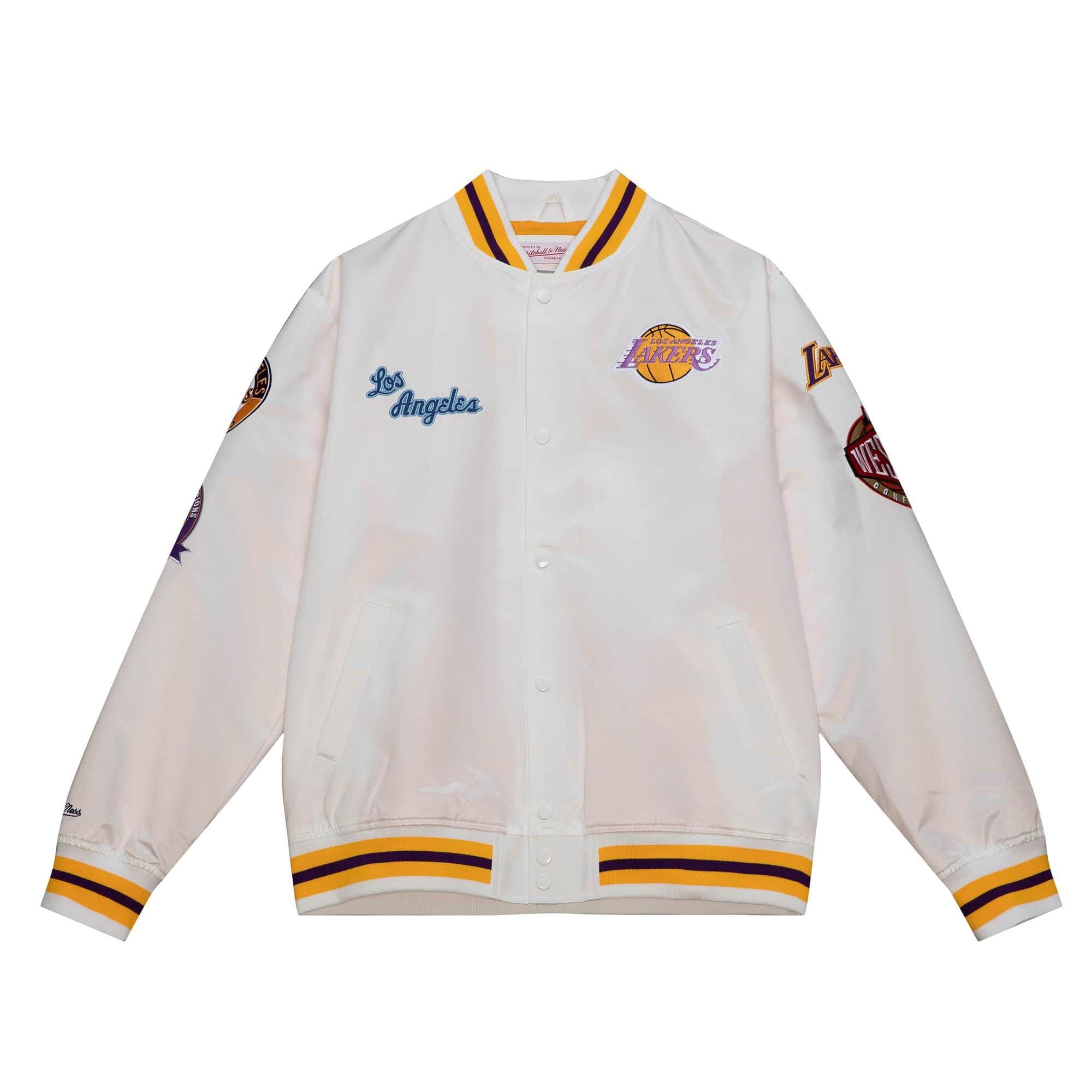 Mitchell Ness NBALA Lakers Hometown Lw Satin Jacket