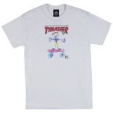Thrasher Kid Cover Tee - Weiß - Kurzärmeliges T-shirt