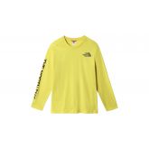 The North Face M Coordinates L/S Tee Acid Yellow - Gelb - Kurzärmeliges T-shirt