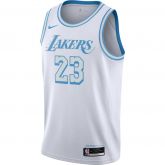 Nike LeBron James LA Lakers City Edition Swingman Jersey - Weiß - Jersey