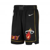 Nike Dri-FIT NBA Miami Heat City Edition Swingman Shorts - Schwarz - Kurze Hose