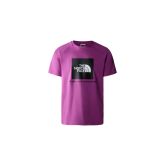 The North Face M SS Raglan Red Box Tee - Violett - Kurzärmeliges T-shirt