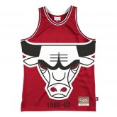 Mitchell & Ness Blown Out Fashion Jersey Chicago Bulls Red - Rot - Jersey