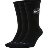 Nike Everyday Crew Socks - Schwarz - Socken