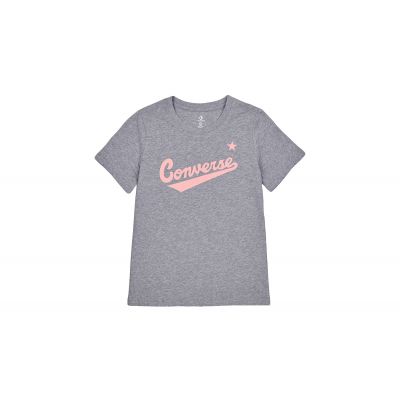Converse Center Front Nova Classic Tee - Grau - Kurzärmeliges T-shirt