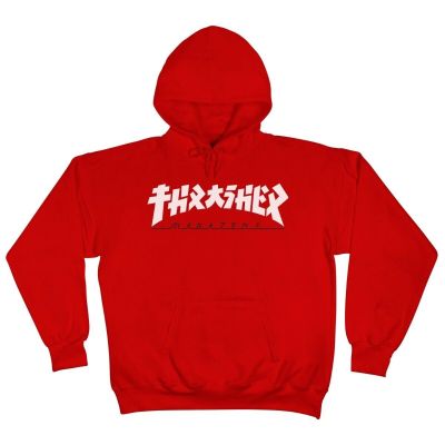 Thrasher Skate Mag Godzilla - Rot - Hoodie