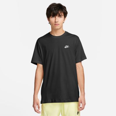 Nike Sportswear Club Tee Black - Schwarz - Kurzärmeliges T-shirt