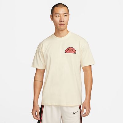 Nike Max90 Basketball Tee Coconut Milk - Weiß - Kurzärmeliges T-shirt