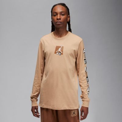 Jordan Brand Graphic Long-Sleeve Tee Hemp - Braun - Kurzärmeliges T-shirt