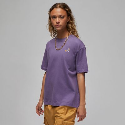 Jordan Wmns Graphic Tee Canyon Purple - Violett - Kurzärmeliges T-shirt