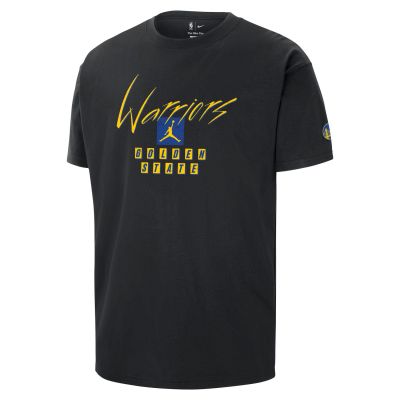 Jordan NBA Golden State Warriors Courtside Statement Edition Tee - Schwarz - Kurzärmeliges T-shirt