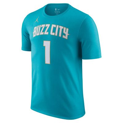 Jordan NBA Charlotte Hornets Lamelo Ball City Edition Tee - Blau - Kurzärmeliges T-shirt
