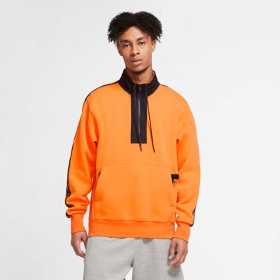 Nike Team 31 Courtside  1/2 Zip Sweatshirt - Orange - Hoodie
