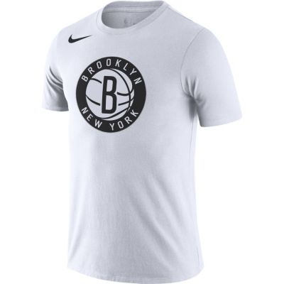 Nike Dri-FIT NBA Brooklyn Nets Logo Tee - Weiß - Kurzärmeliges T-shirt