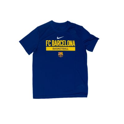Nike Dri-FIT FC Barcelona Tee Deep Royal Blue - Blau - Kurzärmeliges T-shirt