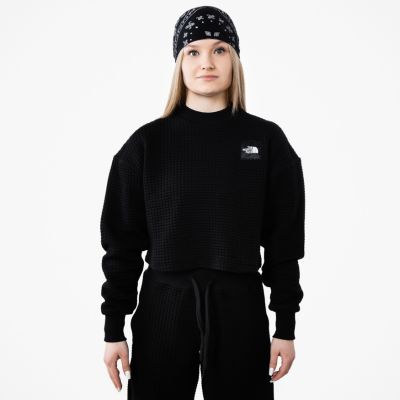 The North Face Mhysa Quilted LS Top TNF Black - Schwarz - Hoodie