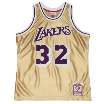 Mitchell & Ness Los Angeles Lakers Magic Johnson 75th Gold Swingman Jersey - Multi-color - Jersey