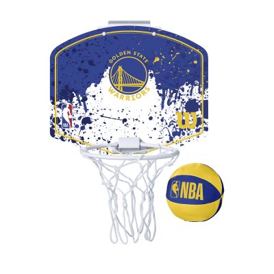 Wilson NBA Team Mini Hoop Golden State Warriors - Blau - Accessories