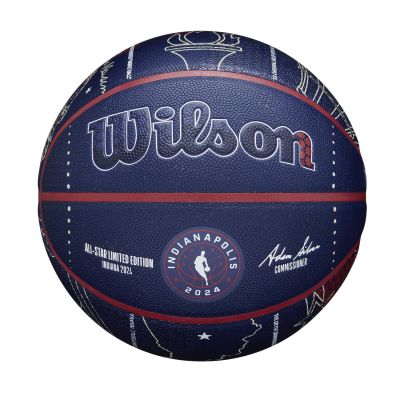 Wilson 2024 NBA All Star Collector Basketball Size 7 - Blau - Ball